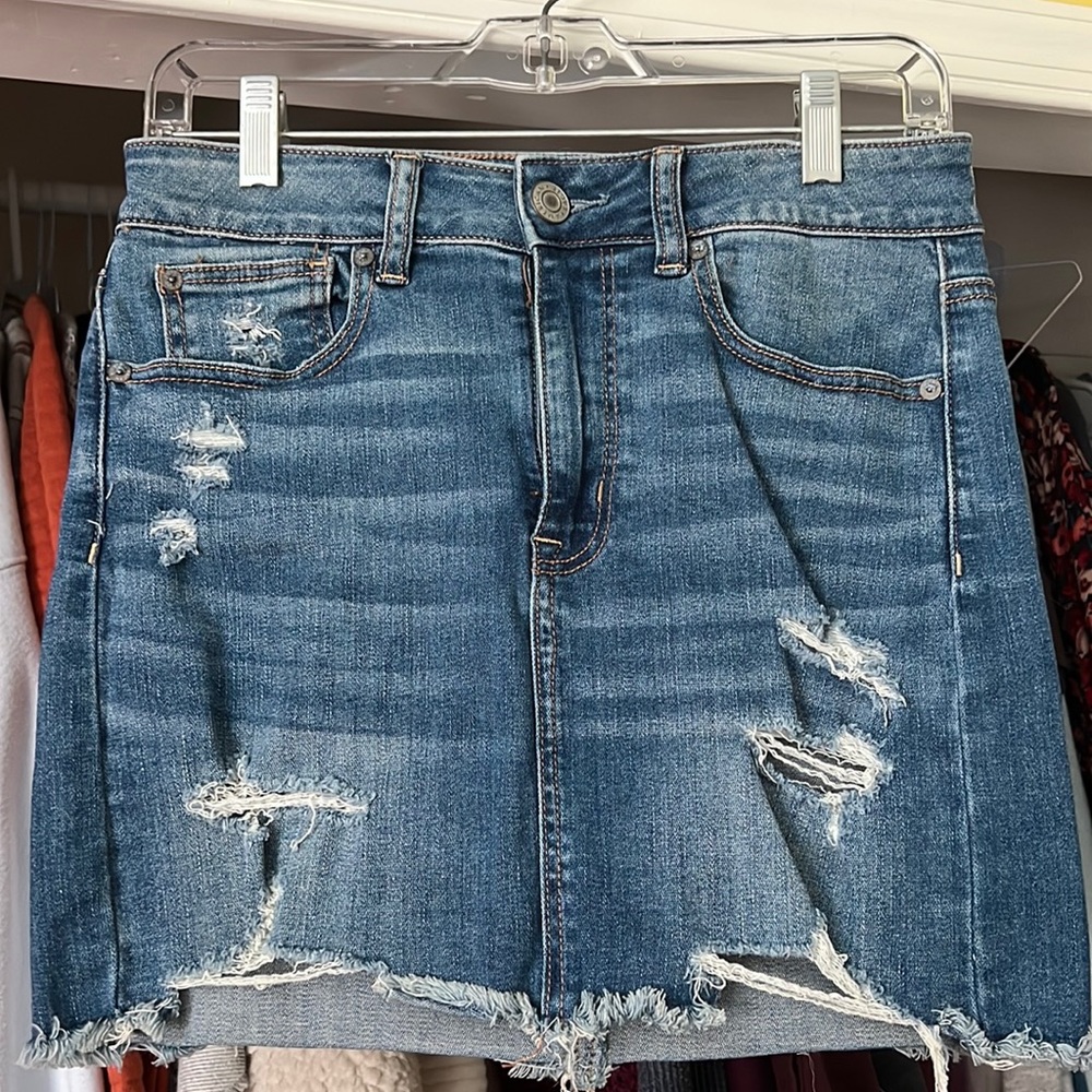 jean skirt